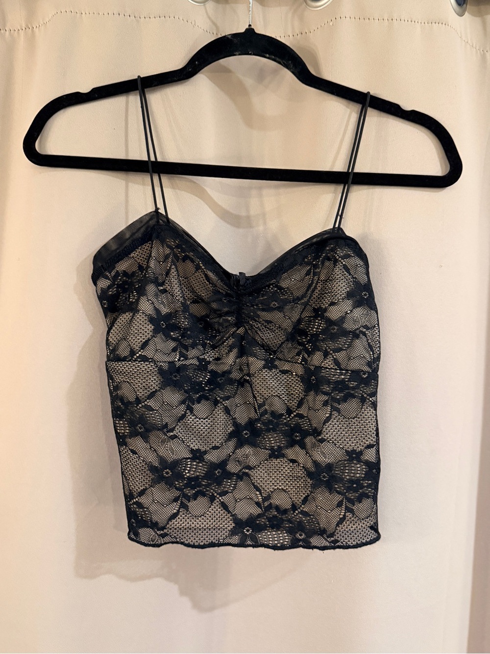 Wild Fable Black Lace Cami Top